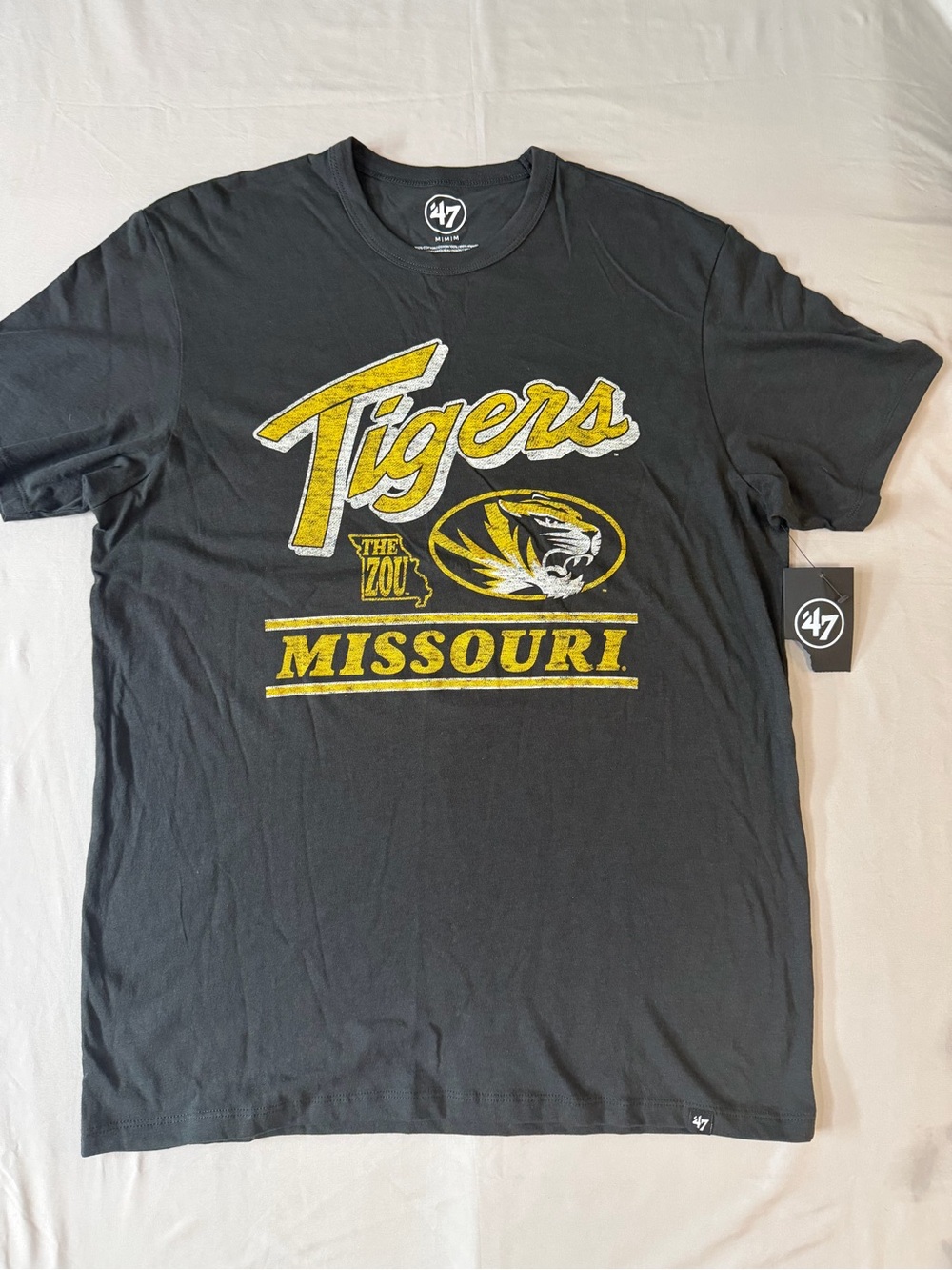 47 Missouri Tigers Black and Gold Graphic Tee